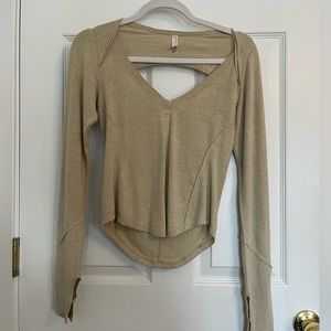 NWOT FP Movement Long Sleeve Fitted Tee Shirt